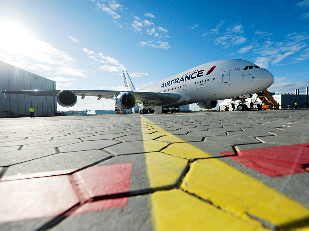 The Air France A380. De Juniac has ordered the fleet to be completely reconfigured