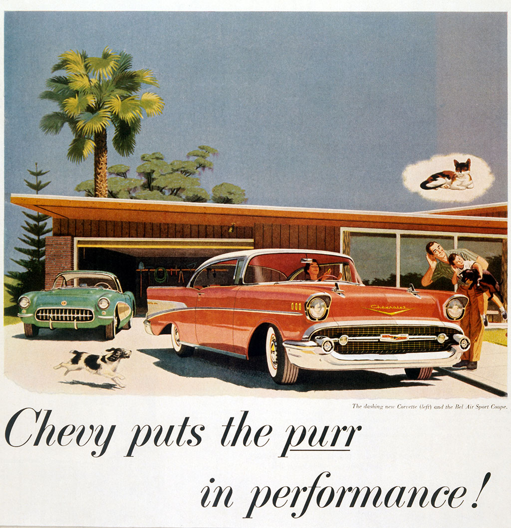 1950s Advertisements Cars
